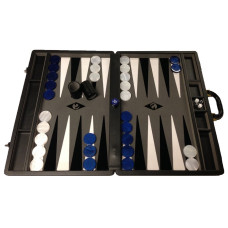 Backgammon board XXL Popular Gray 50 mm Stones