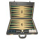 Backgammon board XXL Popular Beige 50 mm Stones (0066)