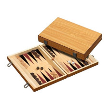 Backgammon set in Wood Skiathos M