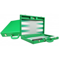 Silverman & Co Premium L Backgammon set in Green