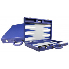 Silverman & Co Premium L Backgammon set in Blue