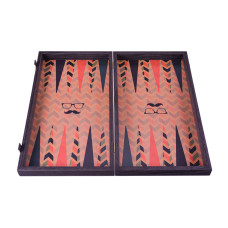 Backgammon Board in Wood Hipster L