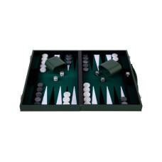 Backgammon M, Classic in dark green