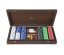 Complete Poker set Exclusive in wood and leather
