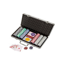 Complete poker set in aluminium case Standard