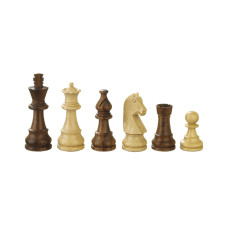 Wooden Chessmen hand-carved Titus KH 65 mm