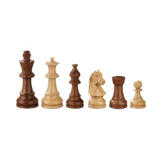 Wooden Chessmen Hand-carved Sigismund KH 78 mm