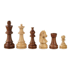 Wooden Chessmen Hand-carved Sigismund KH 83 mm