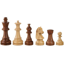 Wooden Chessmen Hand-carved Sigismund KH 95 mm