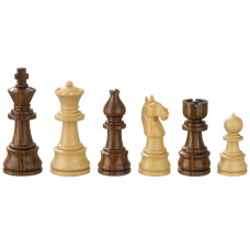 Wooden Chessmen hand-carved Theoder KH 95 mm