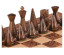 Chess complete set in Walnut Burl ML Pyramid 