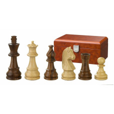 Wooden Chessmen hand-carved Titus KH 83 mm