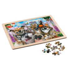 Puzzle wooden 48 pieces - Pet Selfie
