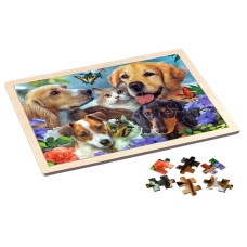 Puzzle wooden 48 pieces - Togetherness